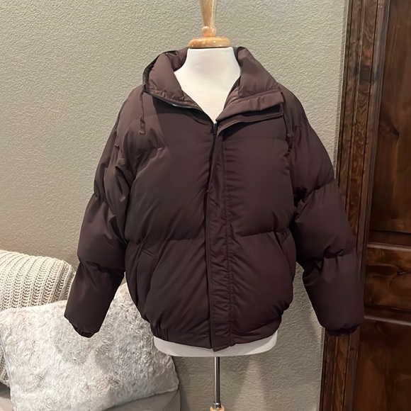 Bailey Rose Chocolate Brown Puffer Coat - Picture 1 of 2